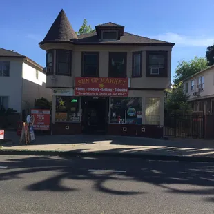 the front of the store