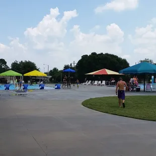 Main view 2, including diving board and a play area