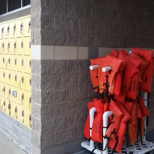 Life jackets...