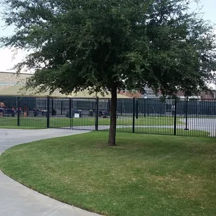 Group shelter area - multiple covered tables