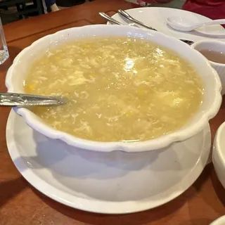 Minced Chicken And Corn Soup