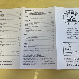 July&apos;22 menu