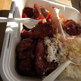 Hot n spicy chicken