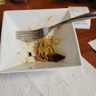 My food it has a cockroaches.