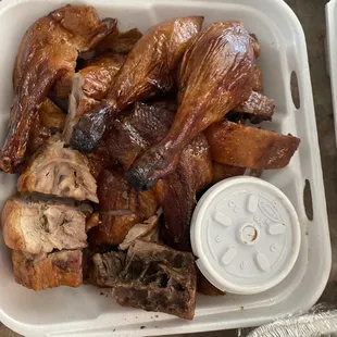 Whole duck, its better the  wings.