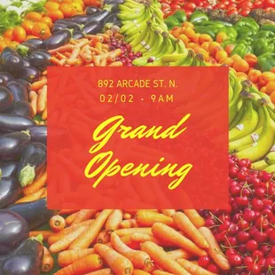 a display of vegetables and fruits