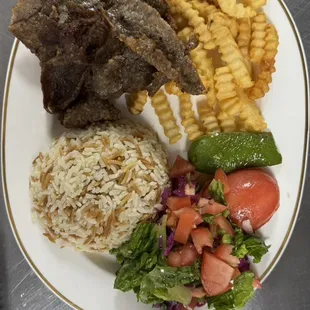 Lamb and beef doner kebab