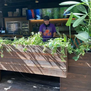 DJas killing it during brunch