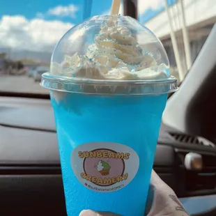 Blue Vanilla Italian Soda!
