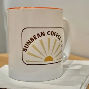 You've got the choice of saving some plastic with a mug if you're staying inside!