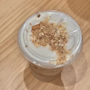 Dirty Nana iced coffee!