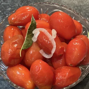 Grandmas pickled tomatoes