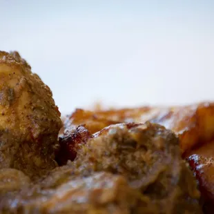 meat and potatoes