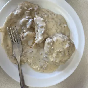Sausage Gravy and Biscuit side
