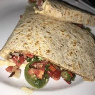 Double Stuffed Spicy Quesadilla