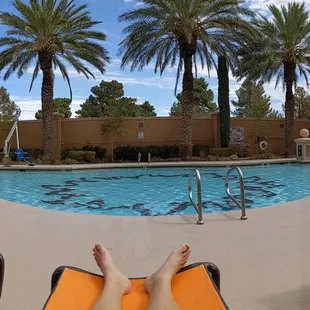 Perfect weather in July, mid-morning.  Quiet.  Peaceful.