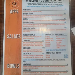 Menus