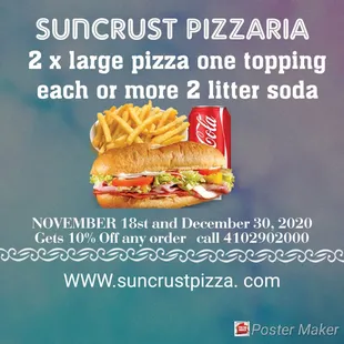 Limited time offers only