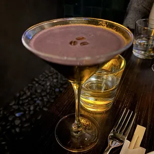 Ube espresso martini