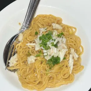 Garlic Crab Noodles