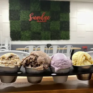 Ice cream flight ( for the month of November 2022- check in on Yelp for the $7.57 deal)