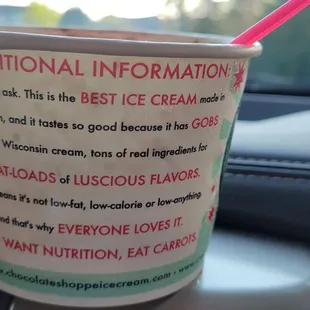 Ice cream cup