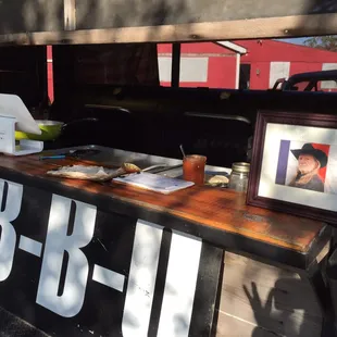 a picture of a bbq on the counter