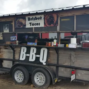 Awesome bbq! Stop by and chat with &quot;Micky&quot; the brisket taco for $4 is a deal! 4 slices of moist brisket onion&amp;pickles and sauce