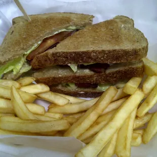 B.L.T. With Fries - $6.95