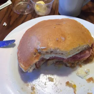 The pancake sandwich!