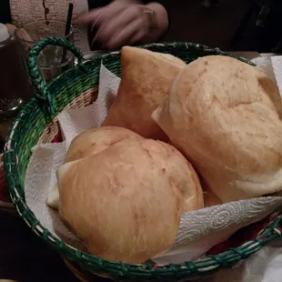 Served hot with a side of butter and honey, complimentary and oh so amazing