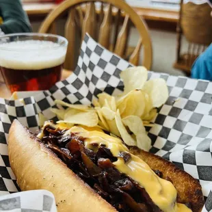 Brisket Philly Cheese Steak