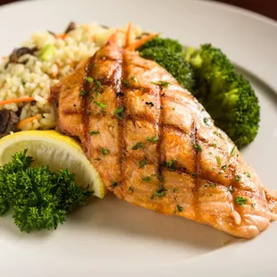 Grilled Norwegian Salmon.