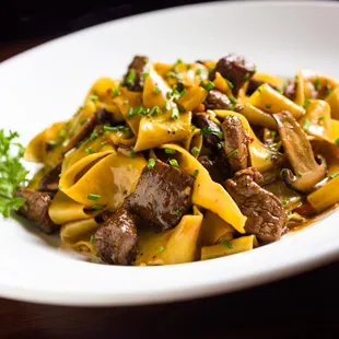 Filet Mignon Pappardelle.