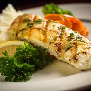 Fresh Alaskan Halibut.