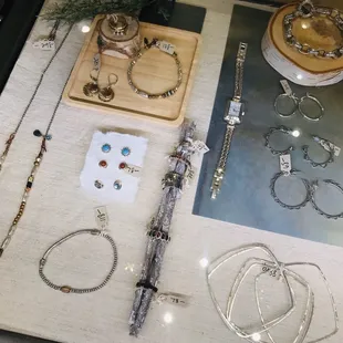 Just a small portion of all their jewelry