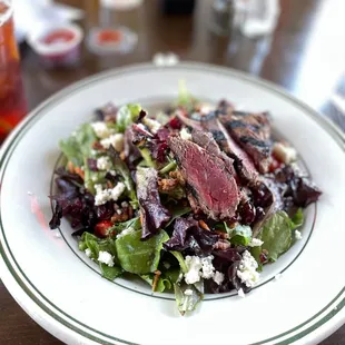 Coca Cola Flank Steak Salad*° it was excellent.