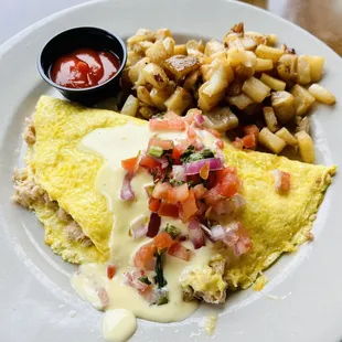 The Southwest Crab Omelet is my hubby&apos;s obsession! Crave worthy!