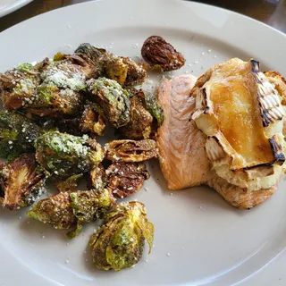 Crab & Brie Stuffed Atlantic Salmon