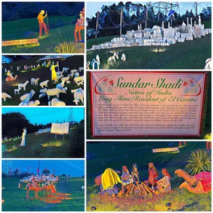 Montage of images from the Sundar Shandi Holiday Display