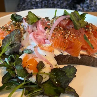 Smoked Salmon Toast