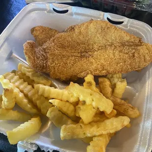 seafood, fish and chips, fish, food
