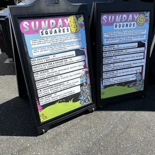 Menu. Lots of yummy options!