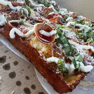 The Update Detroit Pepperoni Pizza