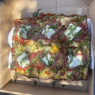 pizza, food