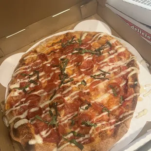 pizza, food