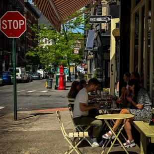 Sidewalk seats