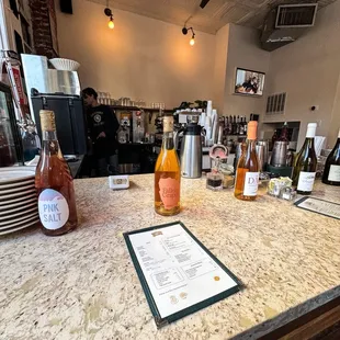 Counter view