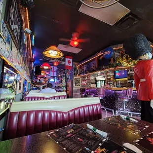 the interior of a restaurant