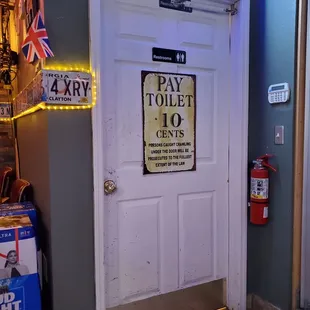 pay toilet 10 cents